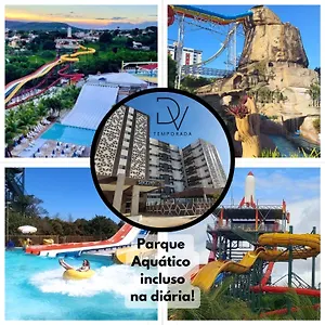 Spazzio Diroma Acqua E Splash Caldas Novas, Gratis Park 4* Caldas Novas